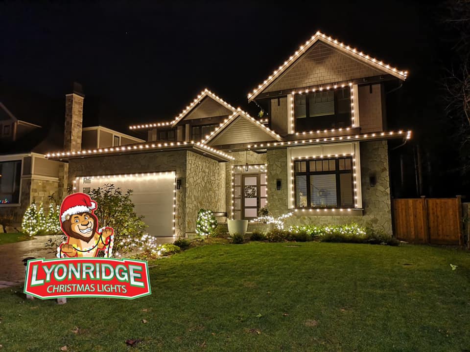 Christmas lighting Langley Township